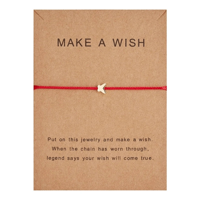 Bracelet/Anklet with Butterfly Charm